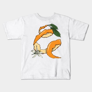 Bitter Trio: Orange Skin Kids T-Shirt